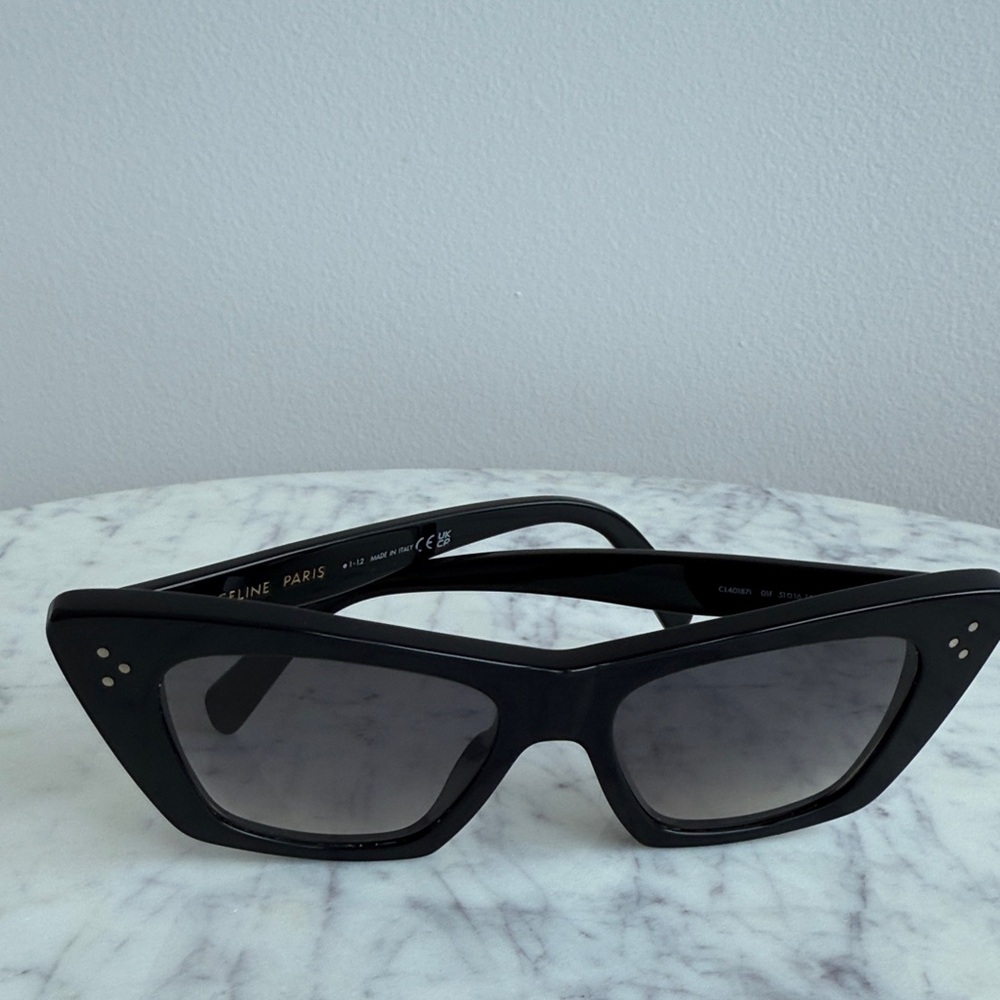 Celine Elegant Black Sunglasses with Case - Picture 11 of 11